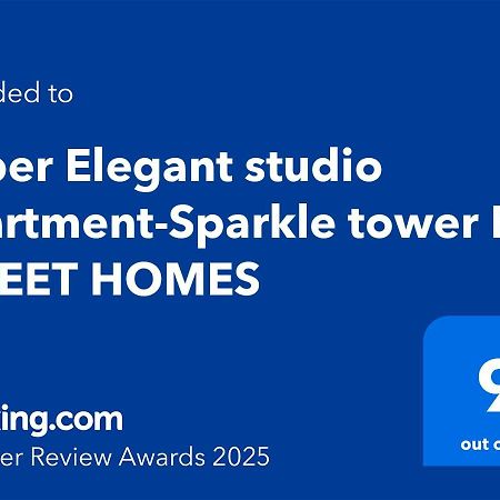 Super Elegant Studio Apartment-Sparkle Tower By Sweet Homes Dubaj Kültér fotó